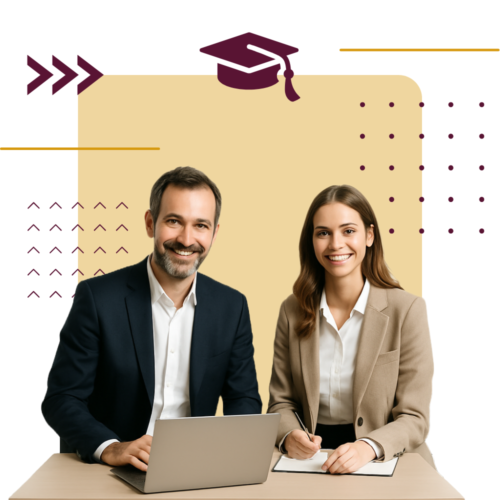 2 étudiants alumnis manager F&B homme et femme